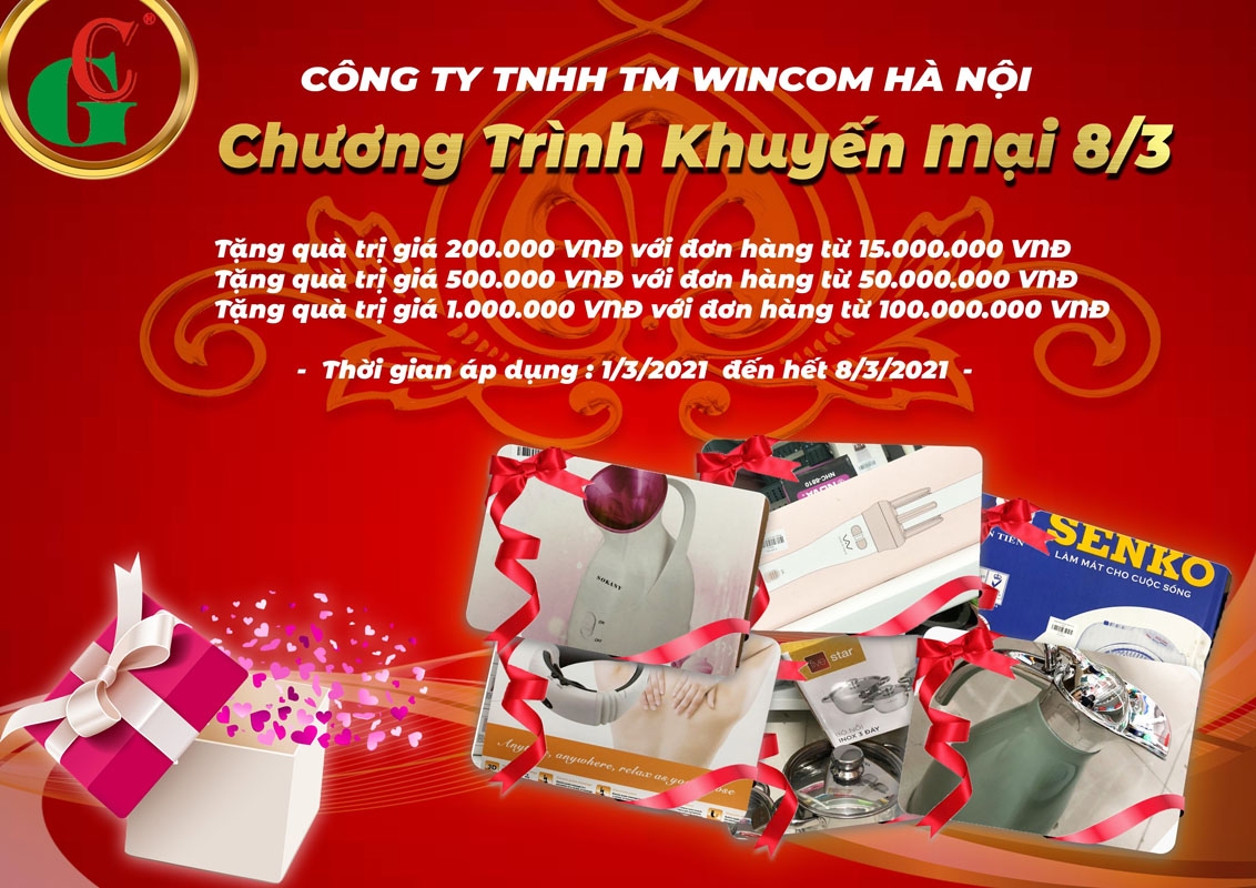 Khuyến Mại 8/3 -Nhiều Phần Qùa