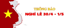 Thông báo nghỉ lễ 30/4 - 1/5 cty Wincom Hà Nội